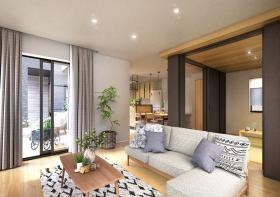 分譲住宅でありながら高いデザイン性を兼ね備えています。