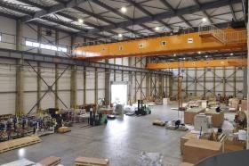 横浜工場 梱包工場内の様子