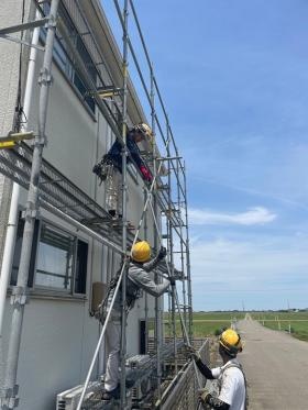【作業風景】足場の組立作業