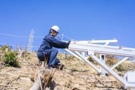 太陽光パネル取付用架台の組立