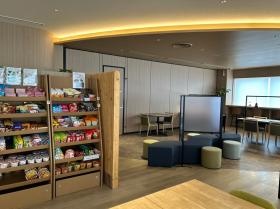 物流センター内の休憩スペース