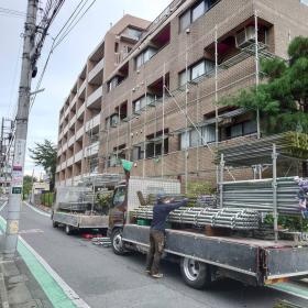 都内マンション 外壁補修工事