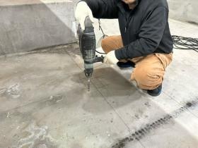 設置作業の様子