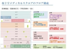 桜十字メディカルスクエア フロア構成