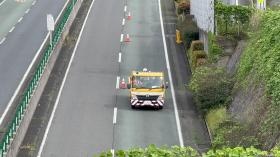 高速本線の規制です