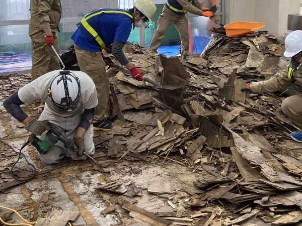 複数の工事を請け負う関係で得た知見を元に災害復旧工事にも携わっております。