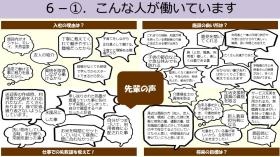 ６－１こんな人が働いています