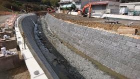工事実績その２ 河川護岸工事