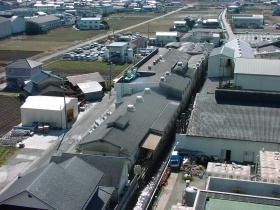 西脇本社工場上空