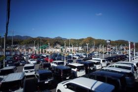 中古車販売店の写真です