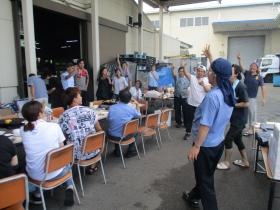 バーベキュー＆じゃんけん大会の様子です。