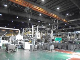 三重工場は第五工場まであり広々としています