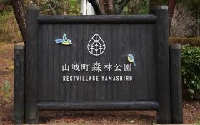 山城町森林公園内での勤務になります。