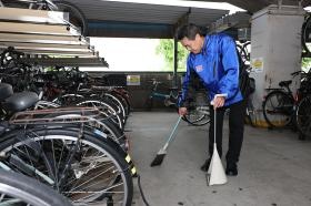駐輪場の整理・清掃でいつでもキレイに