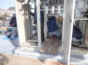 キュービクル内の電気設備リニューアル