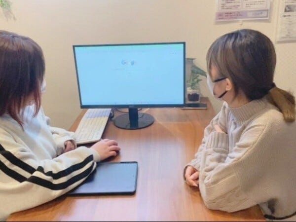 優しくて経験のある女性スタッフが楽しくゆっくり教えてくれます。