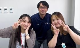 大阪採用チーム（左から川瀬・原・永山）