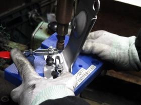 スポット溶接治具です。