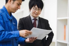 営業、技術サービス打ち合わせ