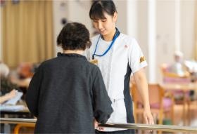 リハビリ指導中