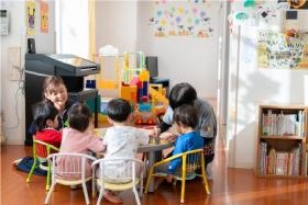 院内託児所の風景