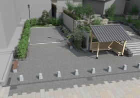 西茶屋街＿鳥観図