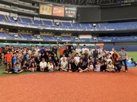 運動会。京セラドーム貸し切りで行いました。