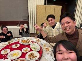 ＡＮＡクラウンプラザにて令和６年度忘年会の様子です