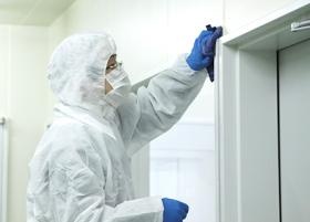 除菌作業