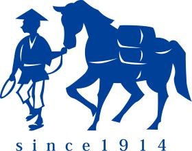 丸太運輸の創業時をイメージしたロゴ