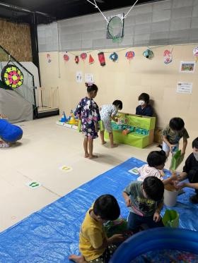 手作りの夏祭り