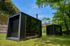 屋外サウナ小屋