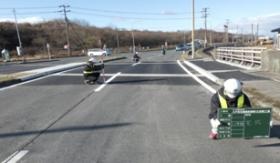 舗装工事、２０代３０代の技術者が活躍