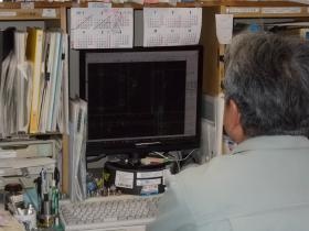 作業風景（機械設計）