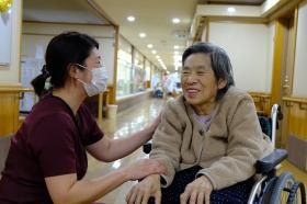 仕事風景（利用者様健康管理）