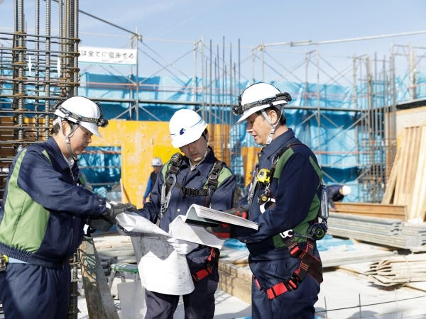 建設業界では珍しい、平均年齢は36歳！