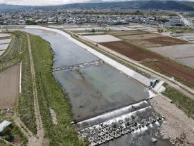 台風１９号災害復旧（石神）