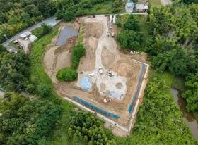 造成工事の現場