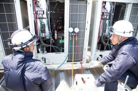 エアコンの運転データ測定