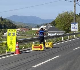 一般道での交通誘導警備業務２