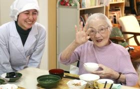 入居者様の笑顔