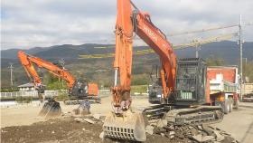 自社保有の重機があります