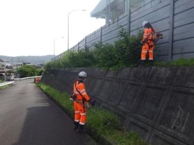 道路事業所 作業写真
