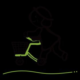 事業キャラクター（ひかりばぁちゃん）