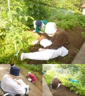 令和元年度利用者様と畑作業