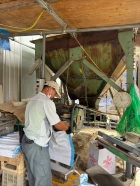 砂・砂利詰め作業