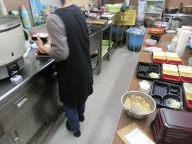 ４つ厨房あるうちの一つ、１階のお弁当製造専門の厨房です。