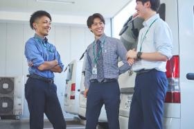 明るい性格の社員が多い会社です。”笑顔”を大切にしています。