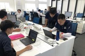 入居者サポートスタッフの仕事風景