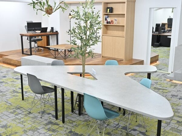 フリーアドレスも設けております